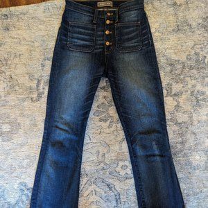 Button Fly Point Sur Jeans